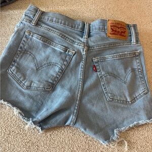 Levi's Light Blue Jean Shorts